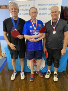 Men’s Singles 65-69; Larry Schumer-Gold; Dennis Hopper-Silver; Bruce Ahern- Bronze